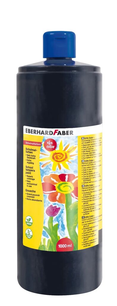 TEMPERA 1000 ML NEAGRA EBERHARD FABER TEMPERA 1000 ML NEAGRA EBERHARD FABER
